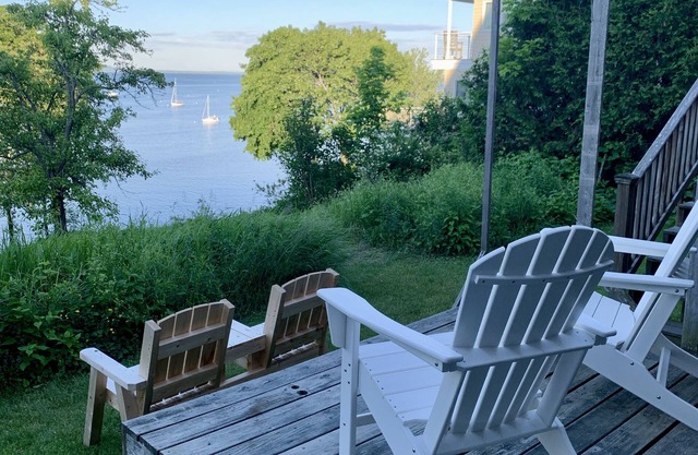 Beautiful updated antique oceanfront home, big enough for the whole family.