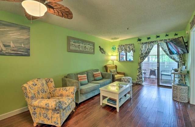 Beach and Pool Access Colorful Hilton Head Condo!