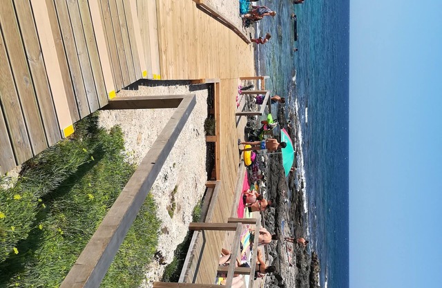 STRAND VORDERSEITE Wohnung in Posto Rosso (Marina di Alliste)