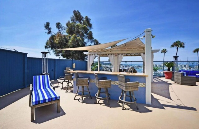 Beach front condo on the harbor in Oceanside marina tower