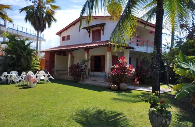 Beach house in open condominium, with large garden and barbecue