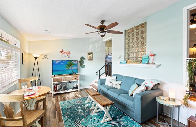 "Beach Vibes" 1Br1ba @ Ocean Inn. 2nd Fl, voll ausgestattete Küche, 1 Strand zum Spaß am Strand