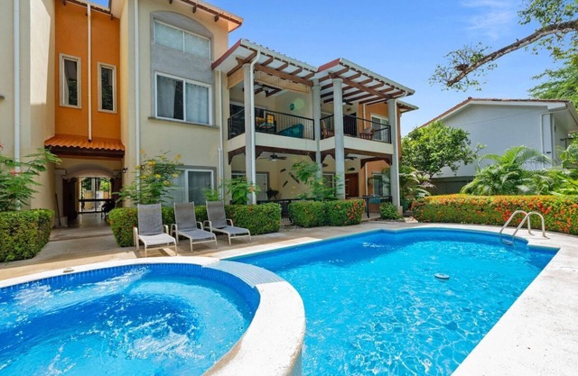 Beach-Walkable Condo with Loft, Pool, and Spa!