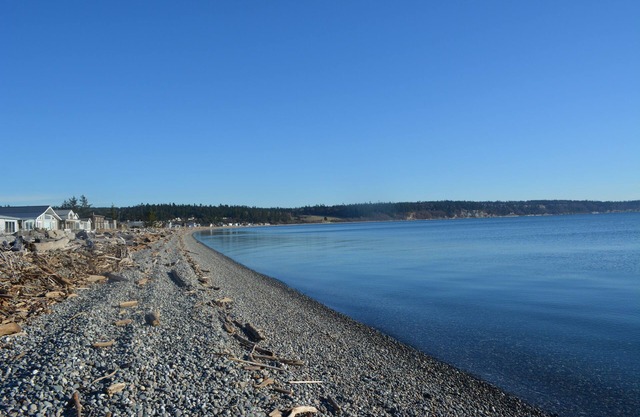 Strandhütte auf Whidbey Island