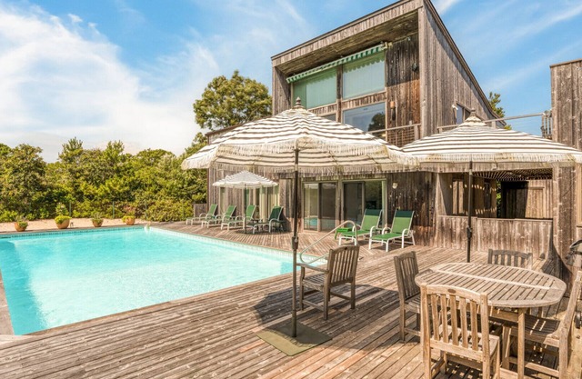 Beachfront Living with Heated Pool, Expansive Deck, Close to Ocean Beach