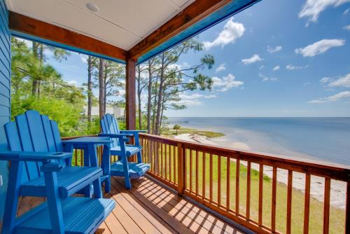 Beachfront Retreat with Dock in Lanark Village!