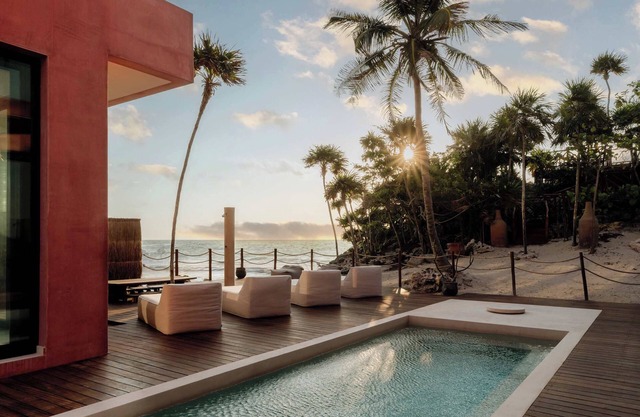 Beachfront Villa - 25M Pool - Yoga Deck - Jacuzzi