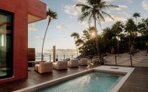 Beachfront Villa - 25M Pool - Yoga Deck - Jacuzzi