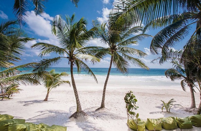 Beachfront Villa in Tulum Beach