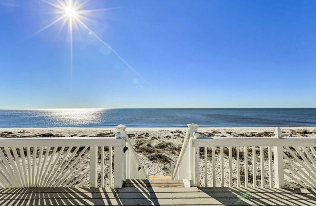 Beachfront! With beautiful views indoors and outdoors!