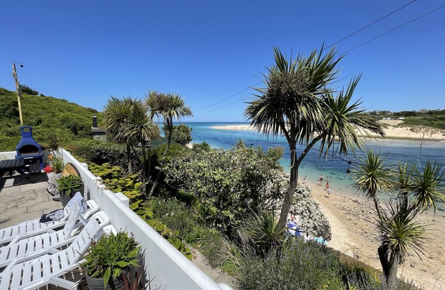 Toller Strandbungalow, St Ives Bucht, ehemals das Haus des Künstlers John Miller