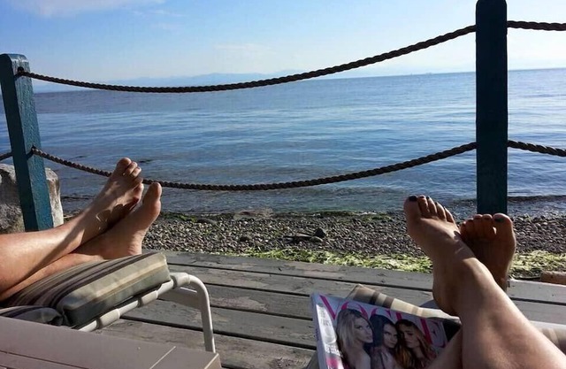 Strand an der Bucht, Waterfront, Whirlpool und Strand!