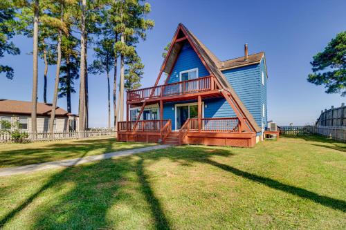 Beachy Maryland A-Frame Steps to Chesapeake Bay!
