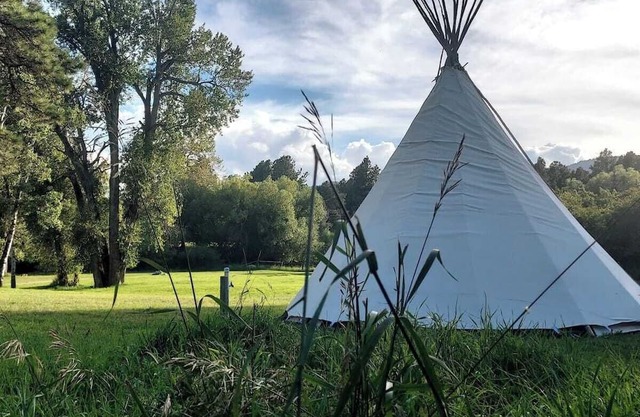 Bear Tipi, Rustic "Bear" Tipi by Bighorn Mountains