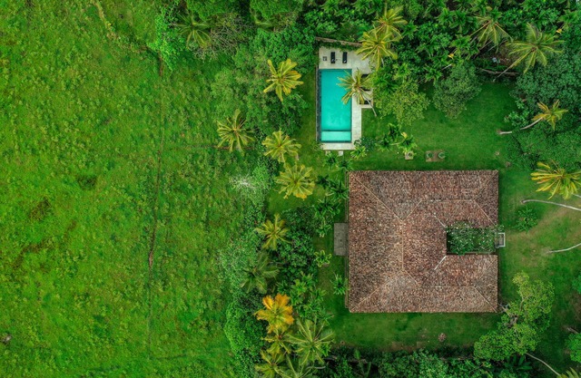 Schöne besetzt Villa mit 4 Schlafzimmern, ganz persönliche Note mit Blick auf Reisfelder