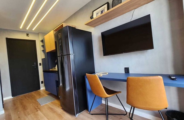 Beautiful new studio 1 block from Ibirapuera Shopping Mall