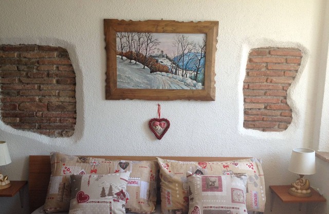 Schönes Studio „Soleluna“ mit Garten und Blick auf den Dolomiten