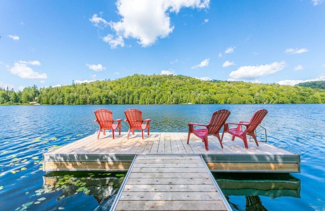Schönes Ferienhaus zu vermieten mit Zugang zum Lac Long (Le Grand Shack)