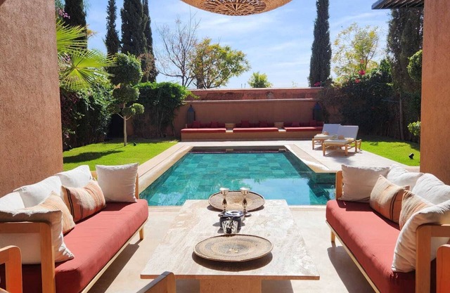 Beautiful 4 bedroom villa with swimming pool, Residence Al Maaden-Marrakech