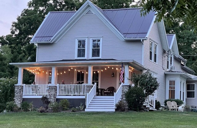 Beautiful 5 bedroom Lake House across the street from Cayuga Lake.