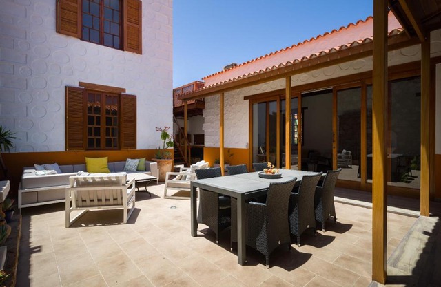 Beautiful beach house in traditional Canarian style