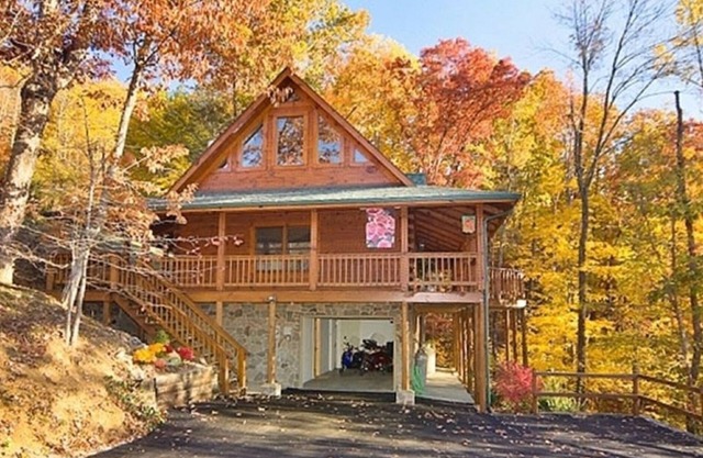 Besitzer Betriebene Blockhütte, ideal für Paare / kleine Familien, kostenloser Zugang zum Pool