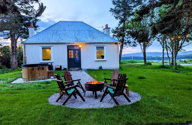 Beautiful cabin nestled in a private Estate in the Scottish Highlands,