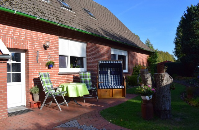 Schöne komfortable Ferienwohnung in Ostfriesland / Uplengen für zwei Personen