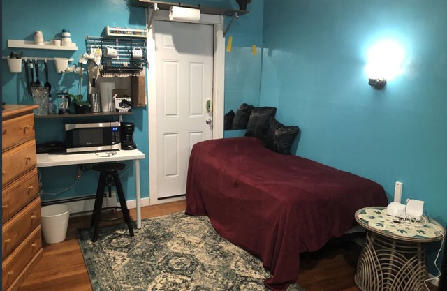 Beautiful Cosy studio with Deck , WiFi, Tv , huge yard , barbecue Rv parking