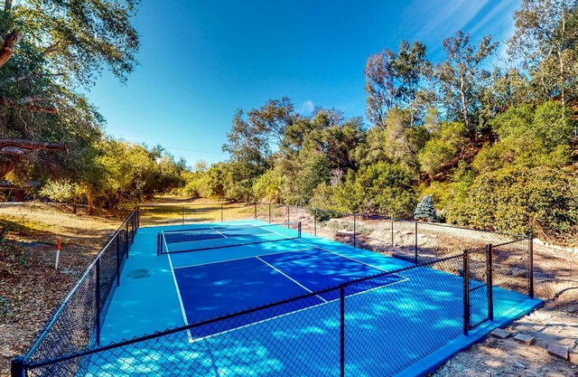 Beautiful Gated Ranch Home on 12+ Acres - Big Koi Pond, Pickleball, Fireplace