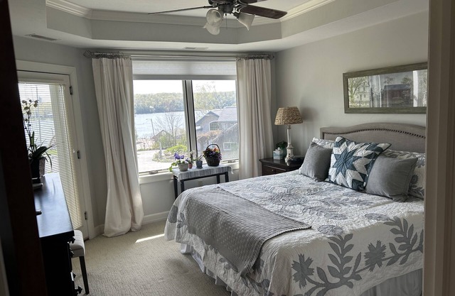 Beautiful Gills Rock condo overlooking Lake Michigan.