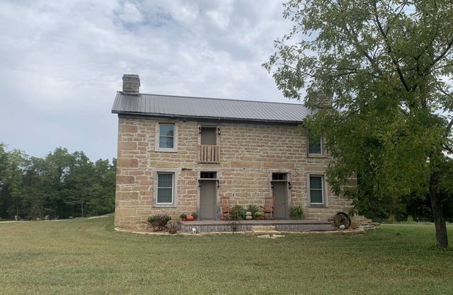 Beautiful historical two story stone farmhouse