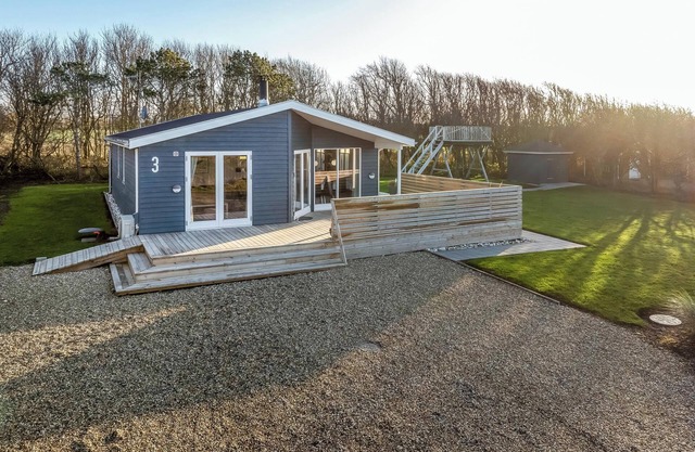 Beautiful holiday home with a lovely view of the fjord and the sea.