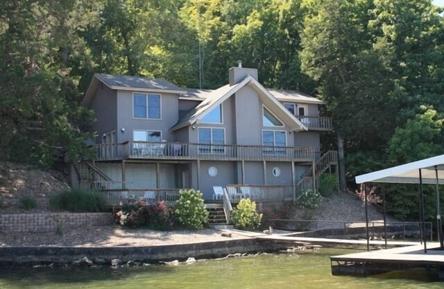 Lake Front Home mit 3 Master-Suiten