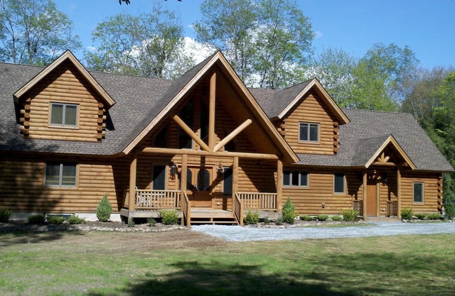 Schönes Blockhaus in Catskills