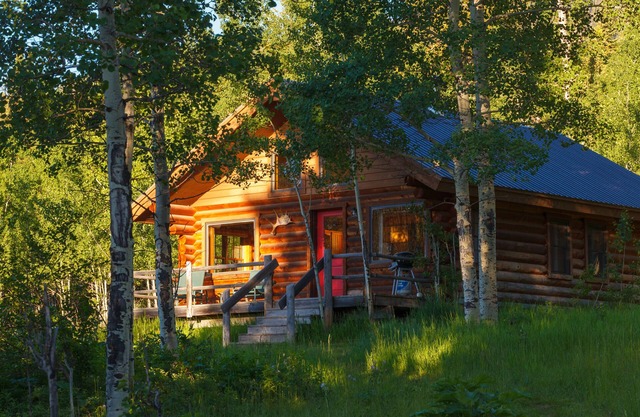 Schönes Blockhaus auf Trail Creek Ranch