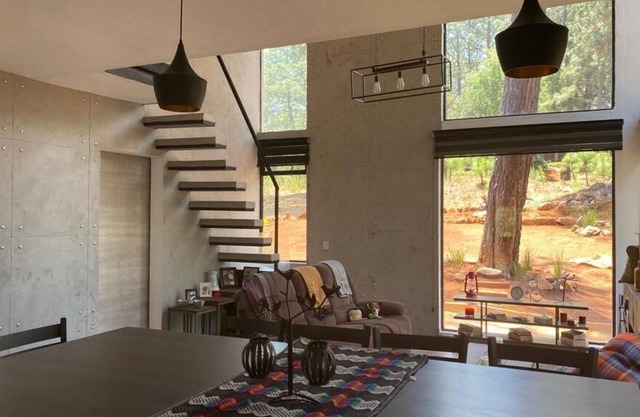 Beautiful cabin in the woods