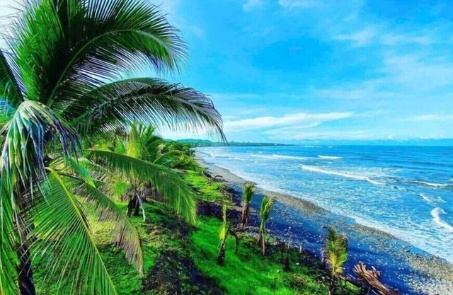 Beautiful oceanfront Room right on Playa La Saladita!