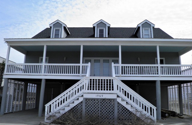 Ocean Front-Private Walkway zum Strand-Inlet Views - Private Inlet Dock