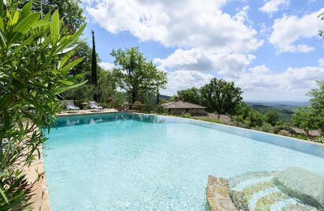 Alleinstehendes Ferienhaus mit privatem Pool, W-LAN, Klimaanlage, TV, Veranda, Parkplatz, bei Siena