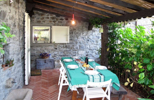 Wunderbares alleinstehendes Ferienhaus für 4 Leute mit TV, Balkon, Haustiere erlaubt und Parkplatz