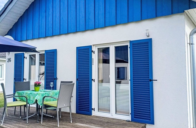 Schönes alleinstehendes Ferienhaus für 4 Personen mit W-LAN, TV, Terrasse und Parkplatz