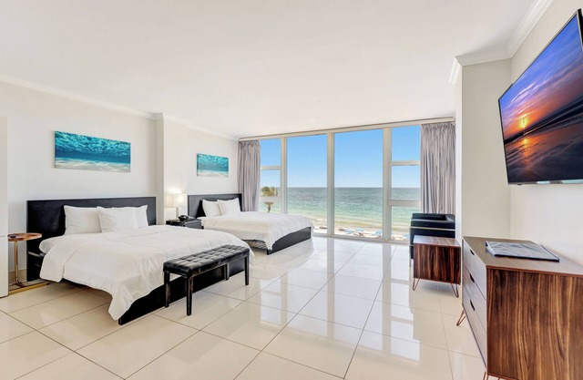 Beautiful room steps from the Beach