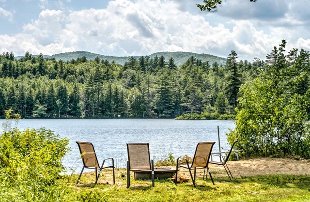 Schönes, alleinstehendes Haus am Wasser mit Blick auf Skiberg