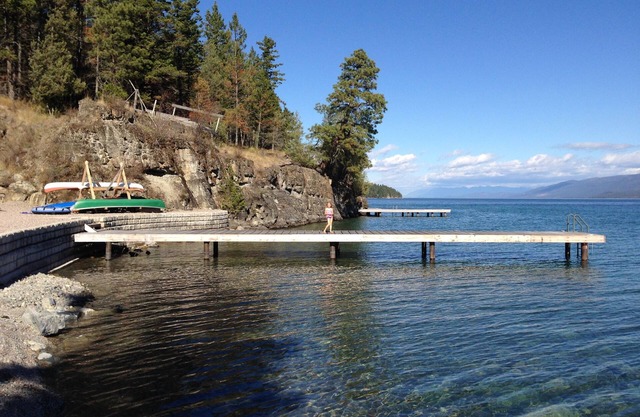 Schönes Fachwerkhaus auf Finley Point mit Seefront.