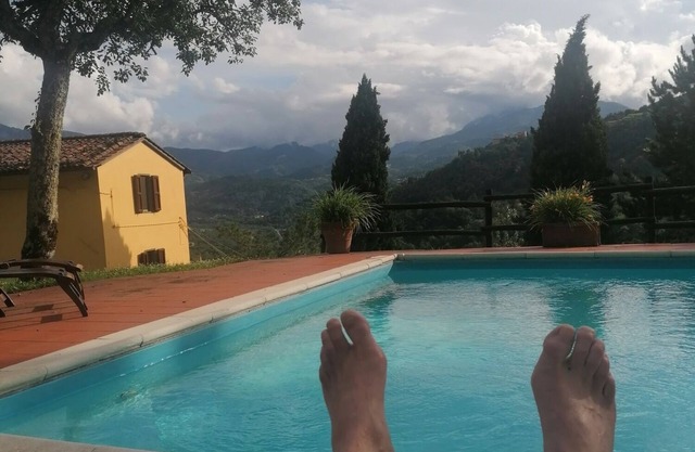 Schöne toskanische Villa mit privatem Pool und herrlichem Blick.