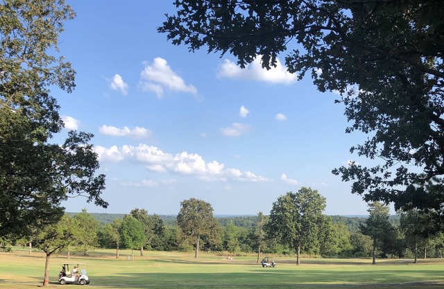 Beautiful view over looking the golf course