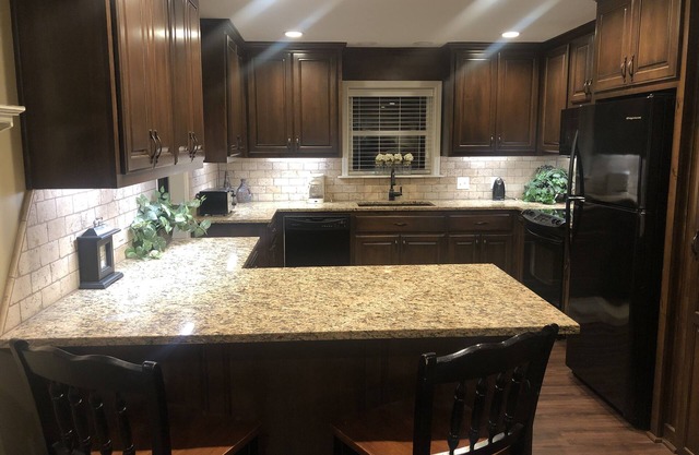 Beautiful views of the Caddo River from this Glenwood river home!