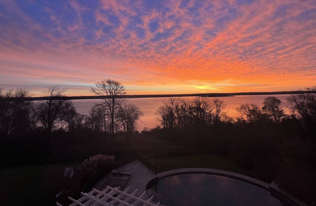 Beautiful waterfront property with pool