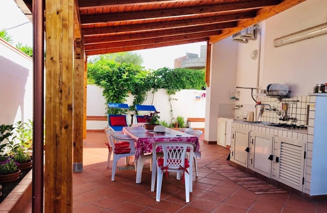 Salento-Wohnung in Residenz 5 Betten nur wenige Schritte vom Meer entfernt.